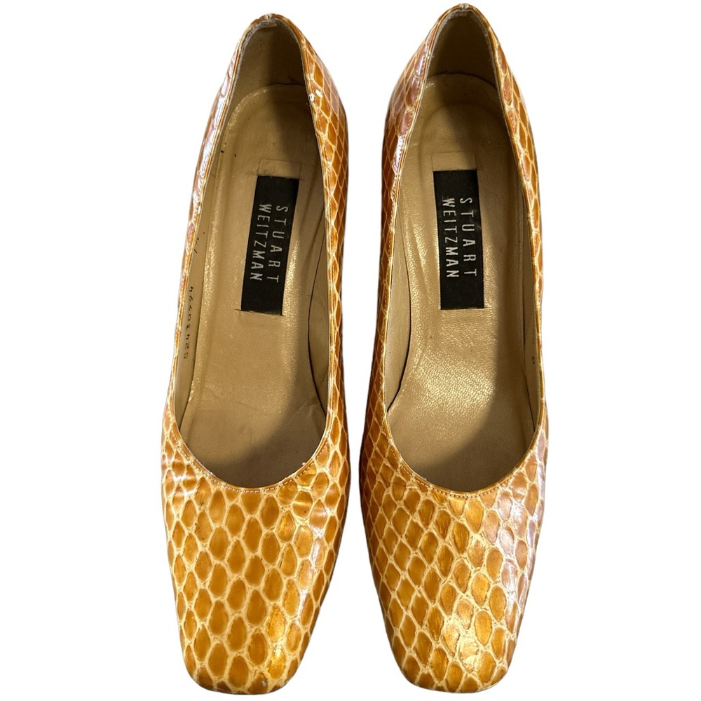 Stuart Weitzman vintage yellow shoes